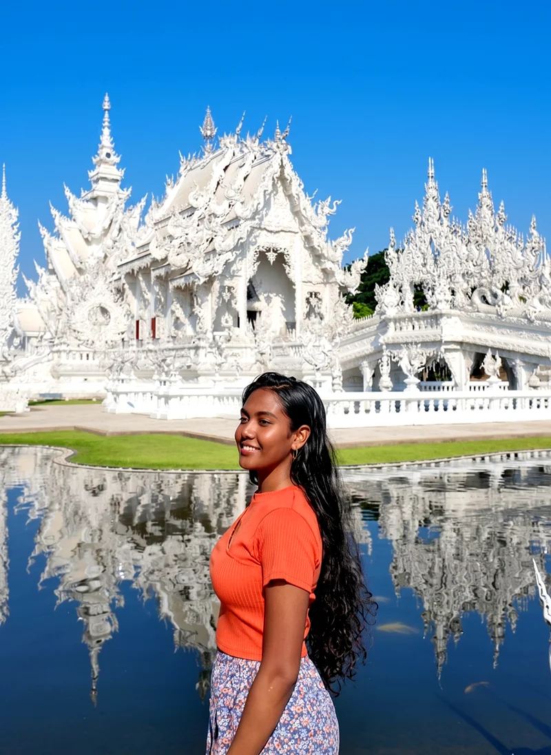 Templo blanco y templo azul