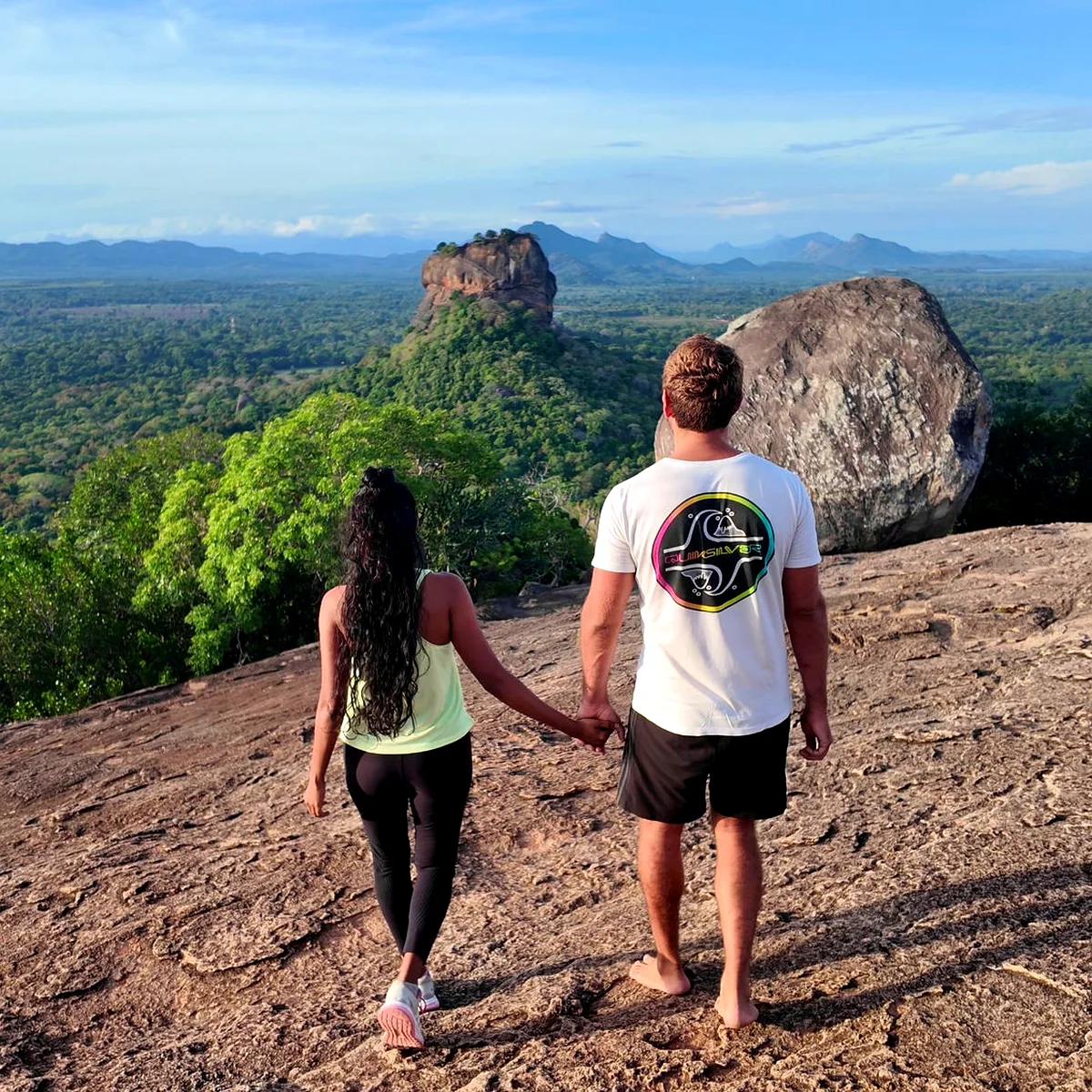 Paisaje escénico en las Tierras Altas de Sri Lanka